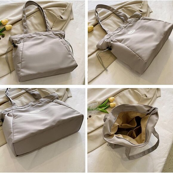 Oxford Tote Bag Women Waterproof Large Capacity Handbag with Multiple Pockets - Picture 6 of 9